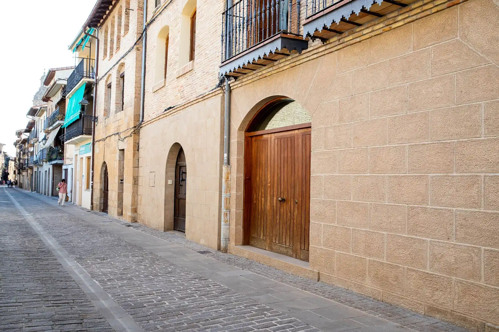Vista exterior de Casa o chalet en venta en Puente la Reina / Gares con Calefacción, Jardín privado y Trastero