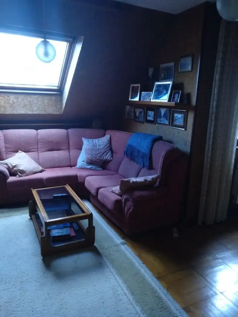 Living room of Flat for sale in Langreo  with Parquet flooring, Terrace and Storage room