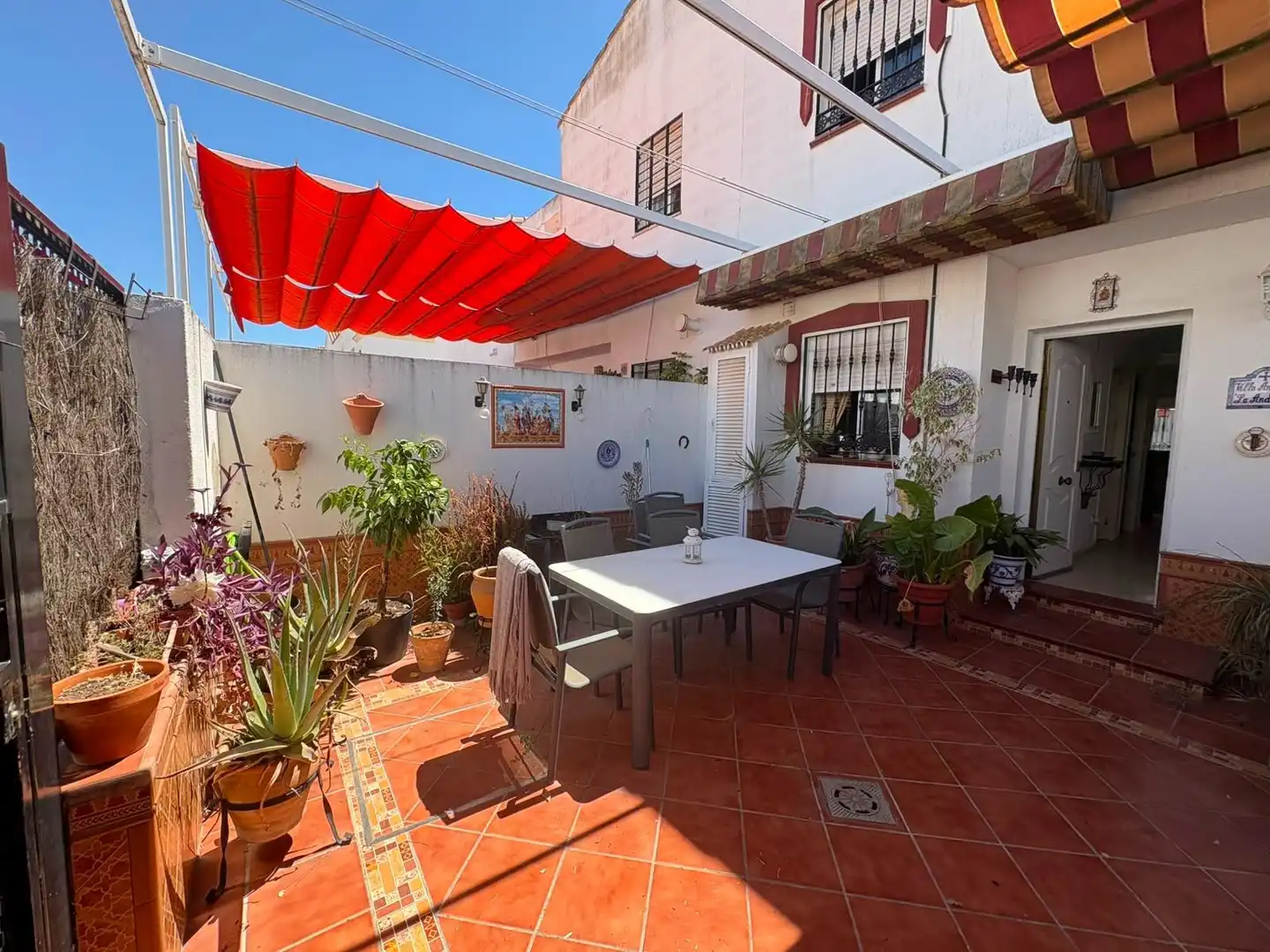 Terraza de Casa adosada en venta en Bollullos de la Mitación con Aire acondicionado y Trastero