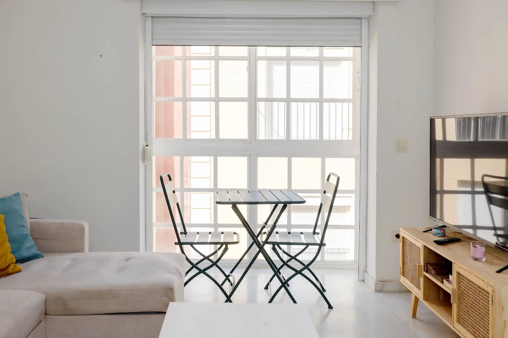 Balcony of Flat for sale in Málaga  with Air Conditioner, Heating and Storage room