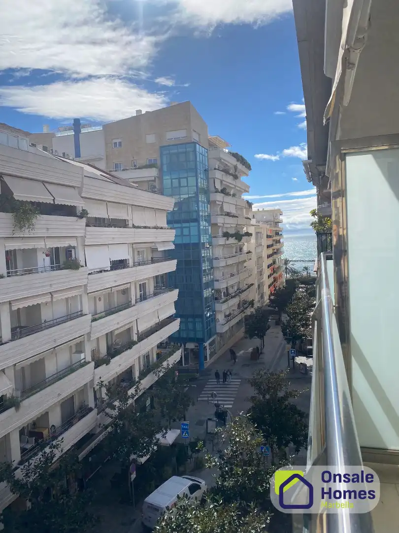 Vista exterior de Pis en venda en Marbella amb Aire condicionat, Terrassa i Traster
