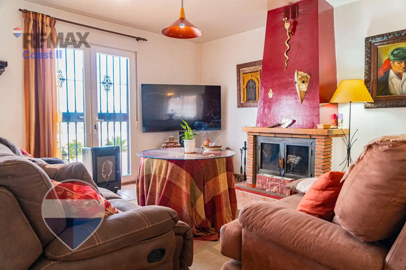 Sala de estar de Casa o chalet en venta en Moraleda de Zafayona con Aire acondicionado, Calefacción y Jardín privado