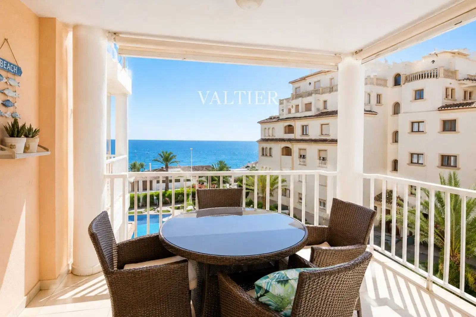 Terraza de Piso en venta en Jávea / Xàbia con Calefacción, Terraza y Piscina