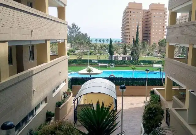 Swimming pool of Flat for rent in Oropesa del Mar / Orpesa  with Air Conditioner, Storage room and Furnished