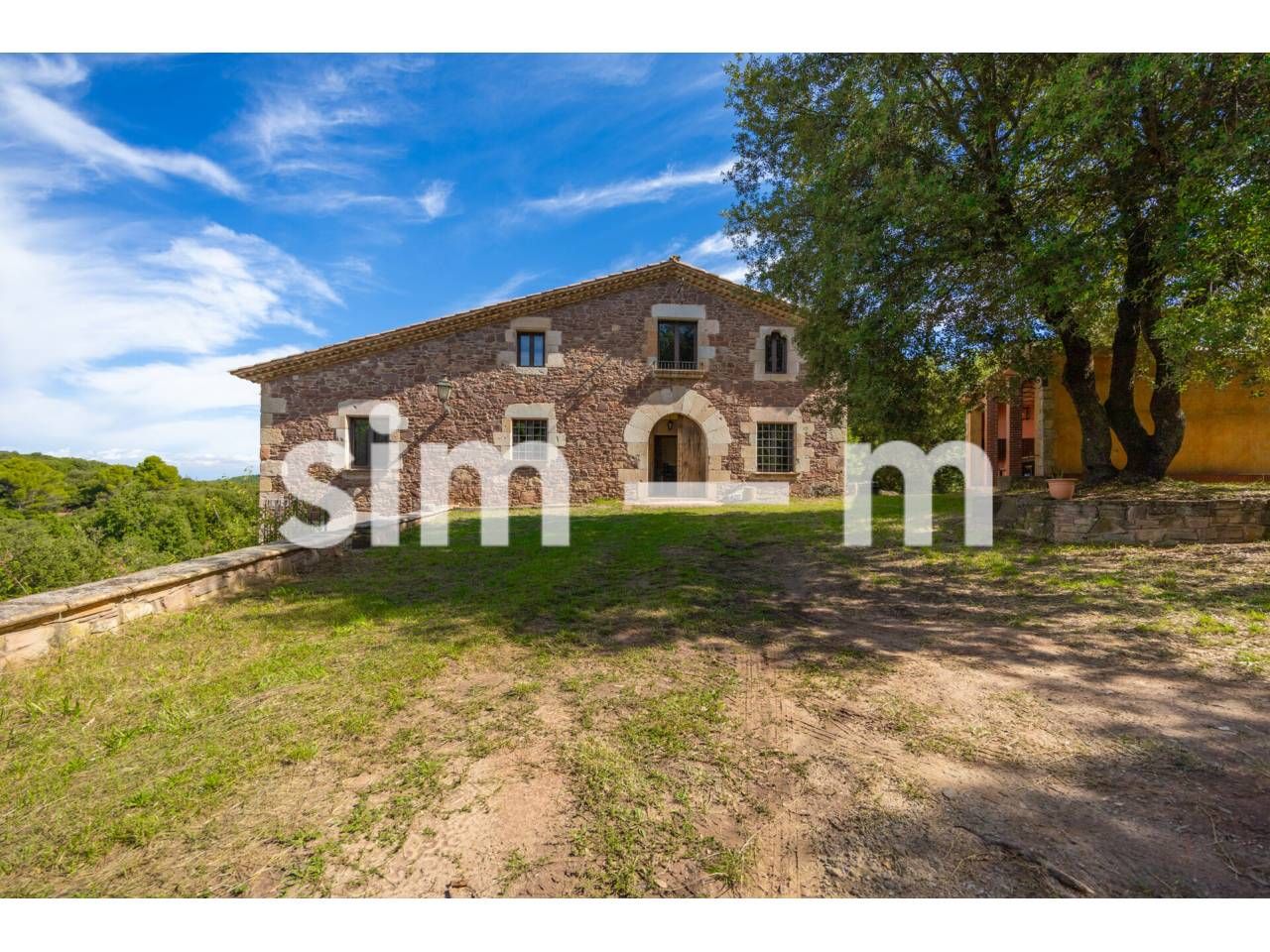 Exterior view of Country house for sale in El Brull  with Heating, Private garden and Terrace