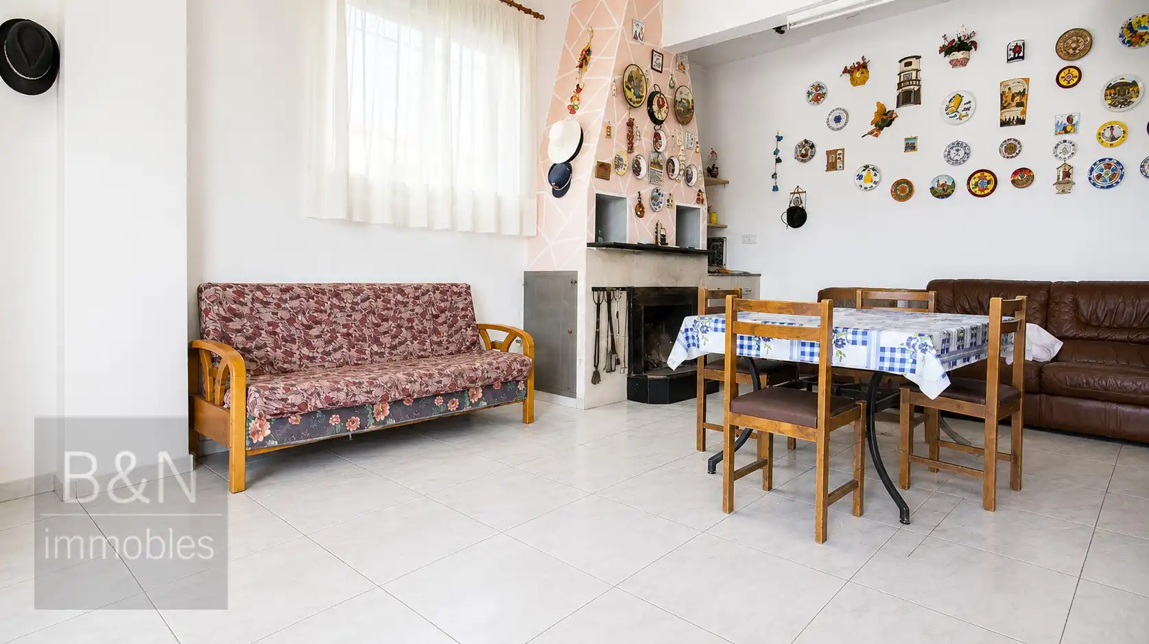 Wohnzimmer von Haus oder Chalet zum Verkauf in Terrassa mit Heizung und Schwimmbad