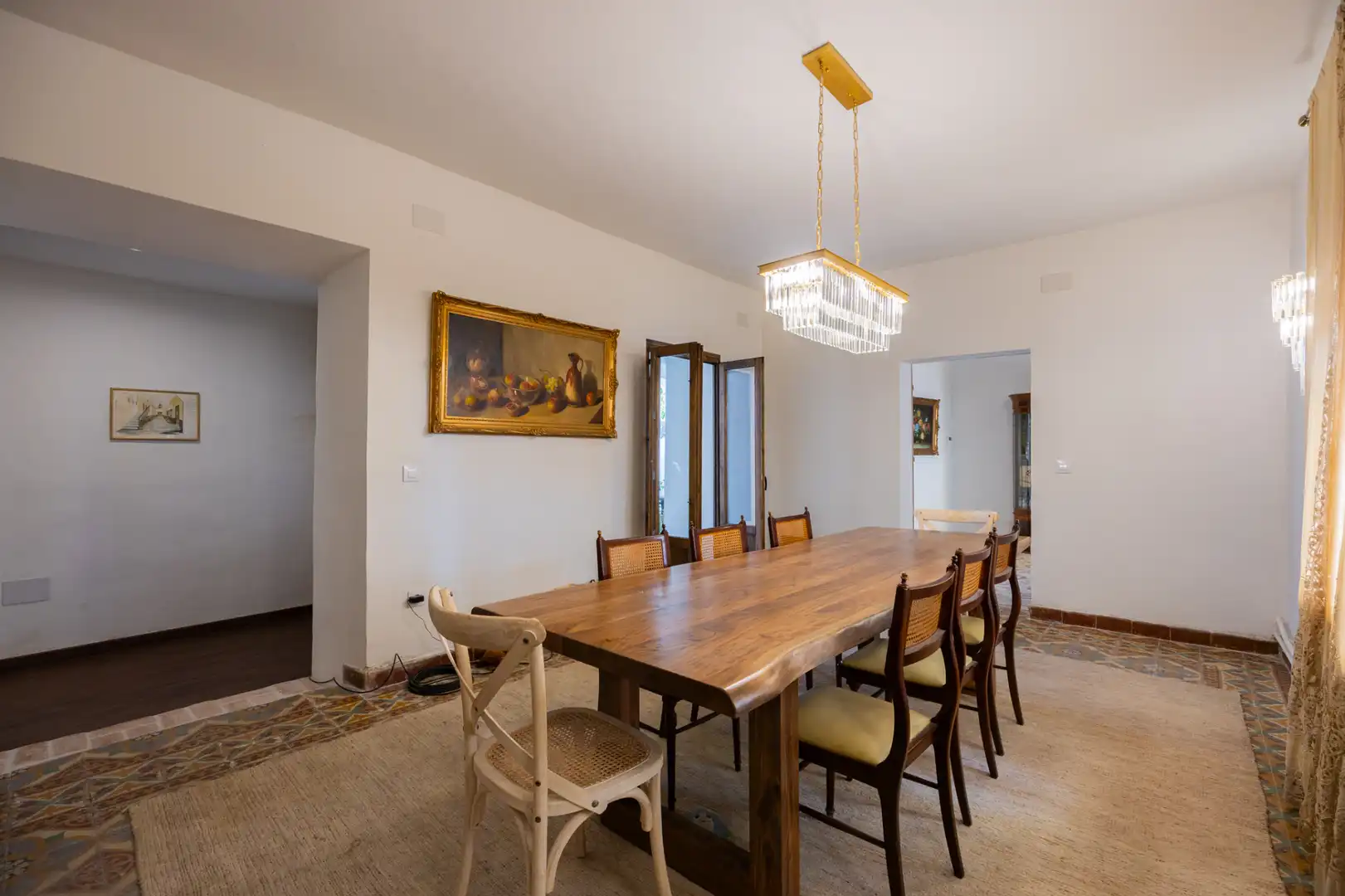 Comedor de Casa o chalet en venta en El Puente del Arzobispo con Aire acondicionado, Calefacción y Jardín privado