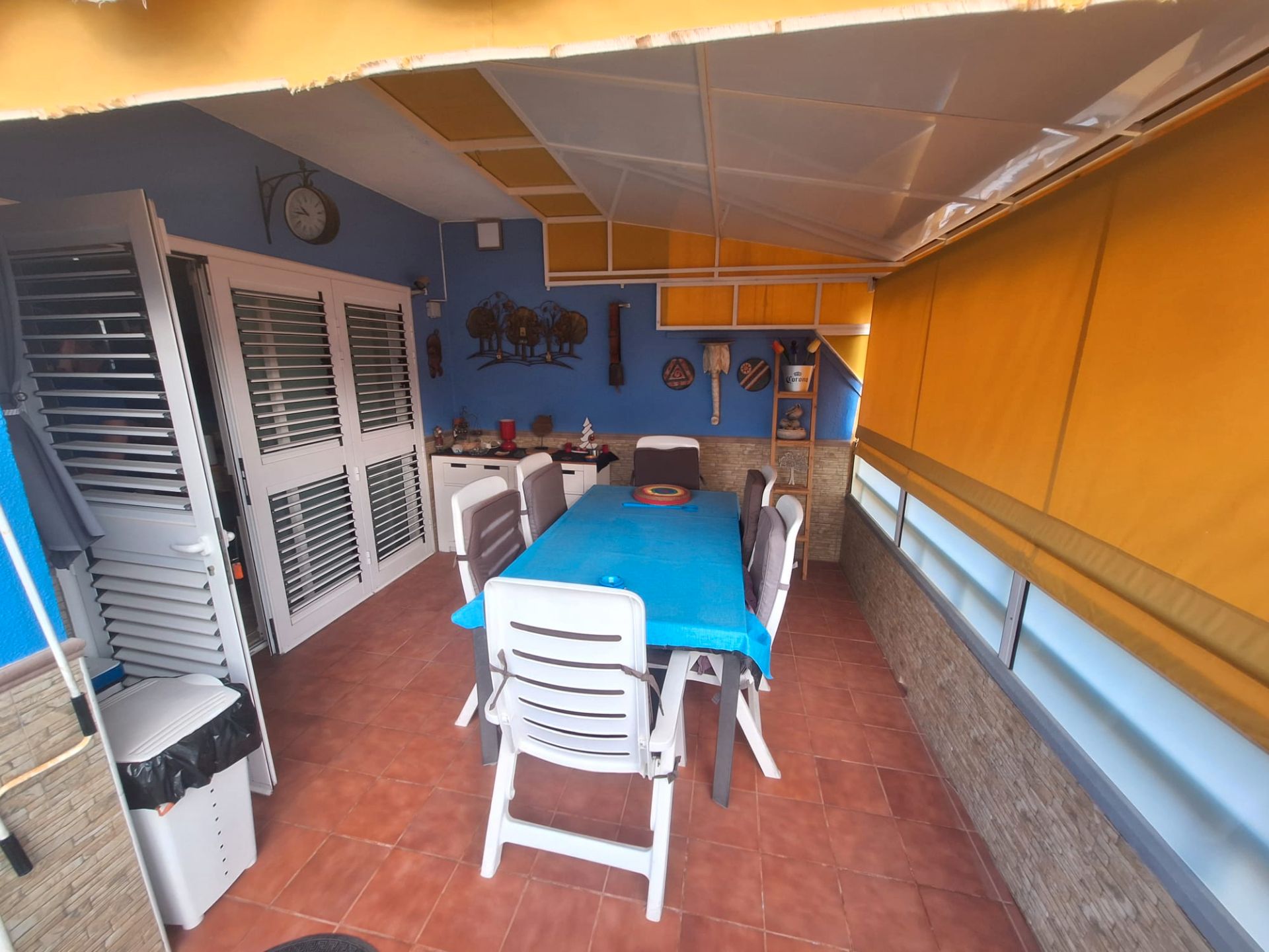 Terrace of Single-family semi-detached for sale in San Bartolomé de Tirajana  with Air Conditioner, Terrace and Furnished