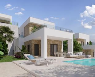 Exterior view of House or chalet for sale in  Madrid Capital  with Heating, Private garden and Terrace