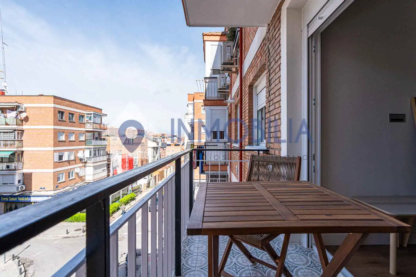 Balcony of Flat for sale in Madrid  with Air Conditioner, Heating and Terrace