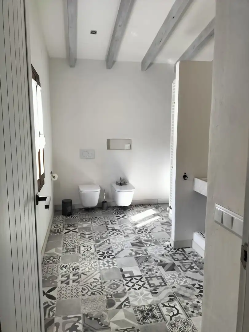 Badezimmer von Country house zur Miete in Benissa mit Terrasse und Schwimmbad