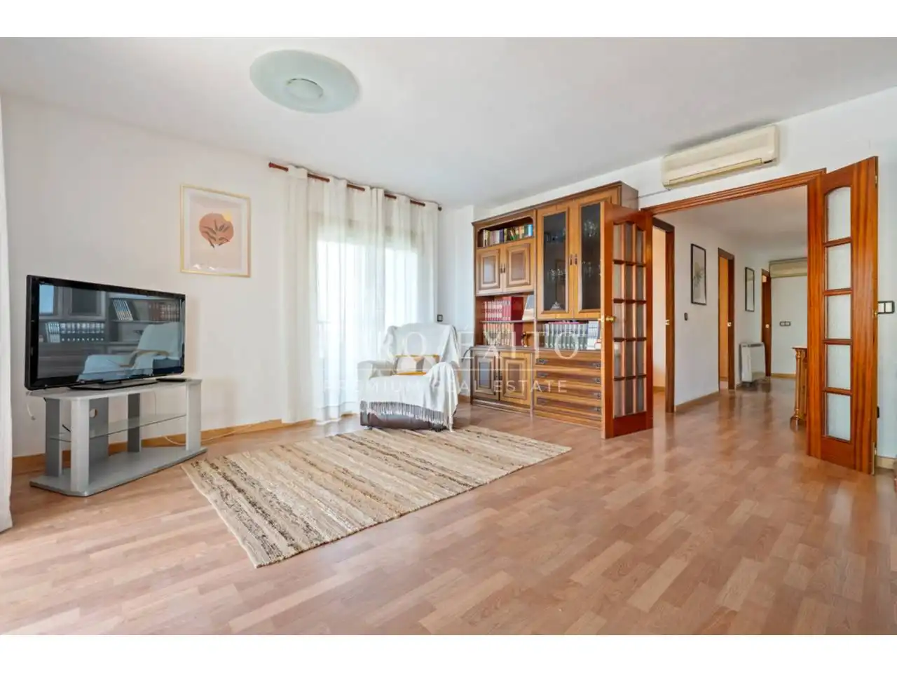 Sala d'estar de Apartament en venda en Cambrils amb Aire condicionat, Parquet i Terrassa