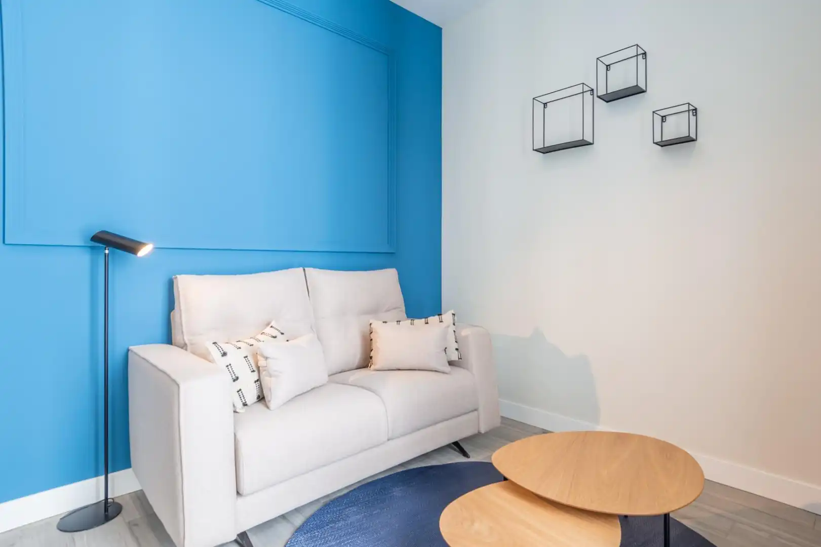 Wohnzimmer von Wohnung zur Miete in Madrid mit Klimaanlage und Möbliert