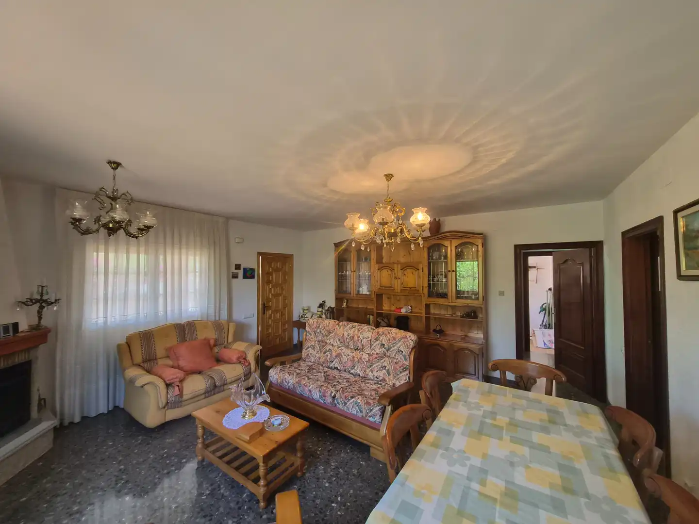 Living room of Houses for sale in Creixell  with Heating, Private garden and Terrace
