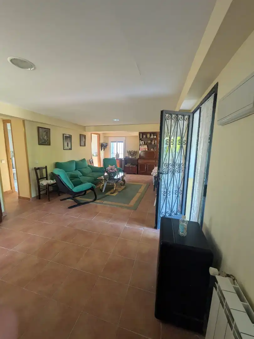Sala d'estar de Finca rústica en venda en Morata de Tajuña amb Calefacció i Moblat