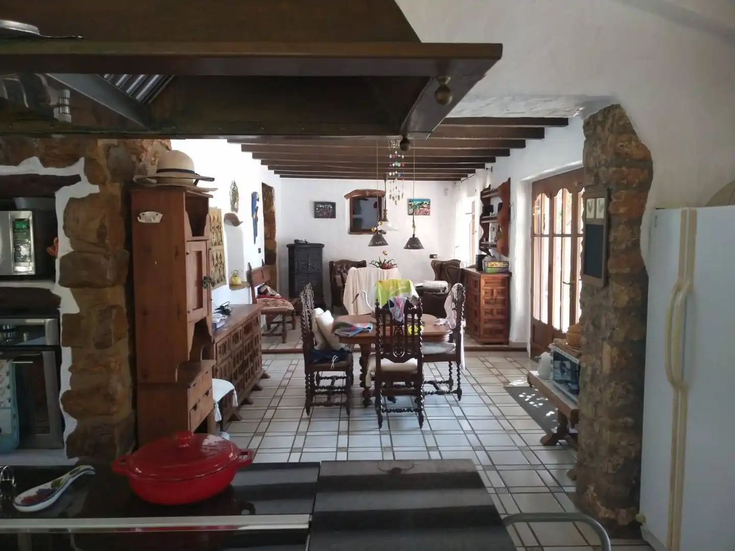Cuina de Casa o xalet en venda en Calpe / Calp amb Aire condicionat, Jardí privat i Piscina