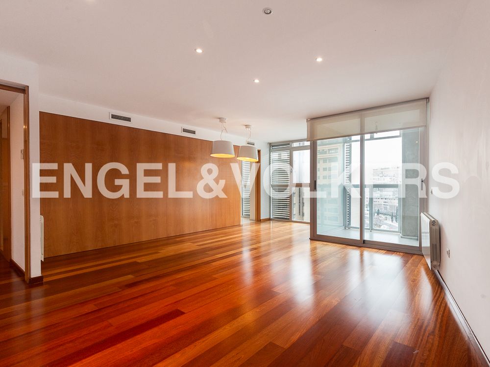 Living room of Apartment to rent in  Valencia Capital  with Air Conditioner, Heating and Parquet flooring