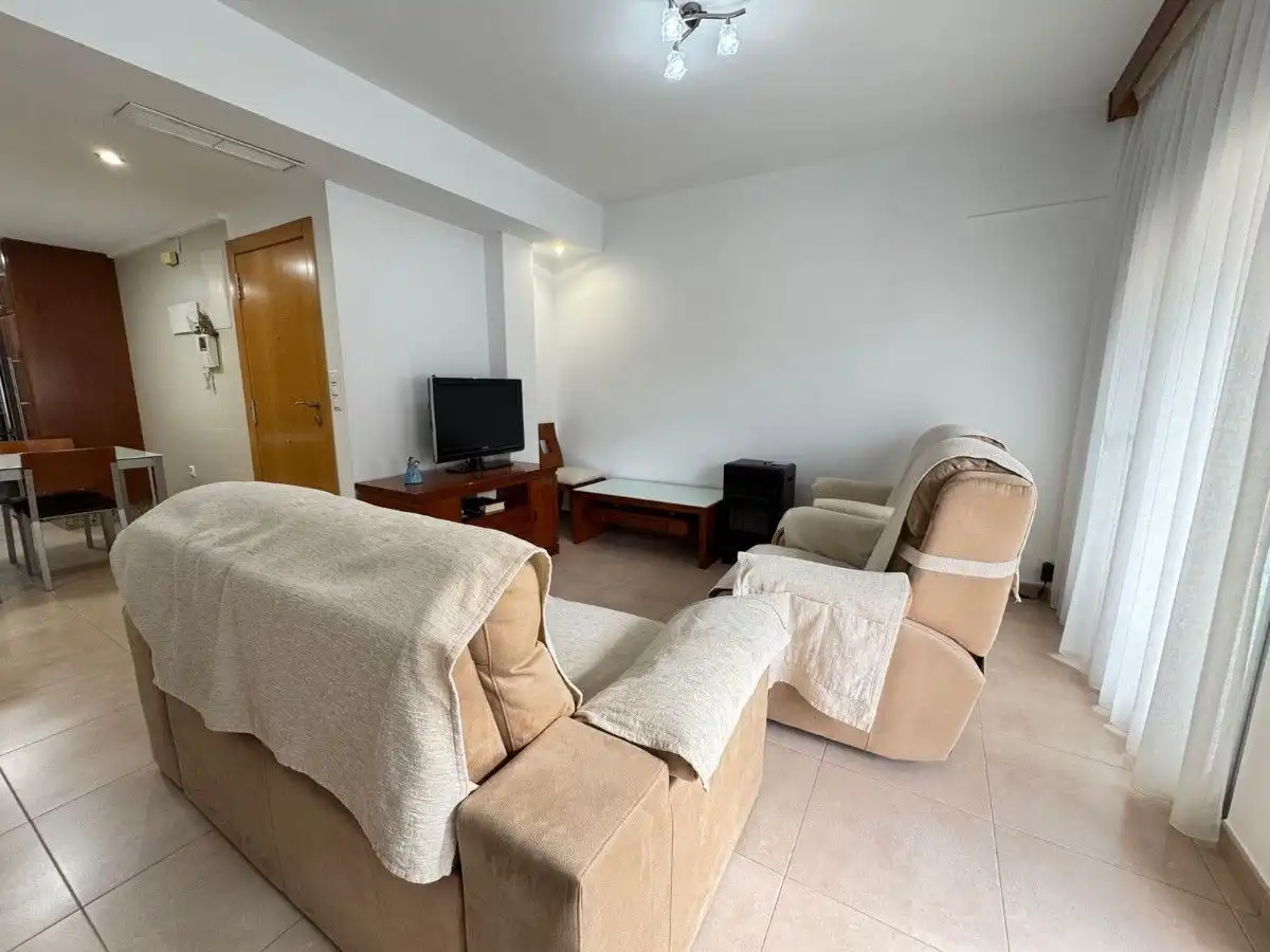 Sala de estar de Piso en venta en Simat de la Valldigna con Aire acondicionado y Trastero