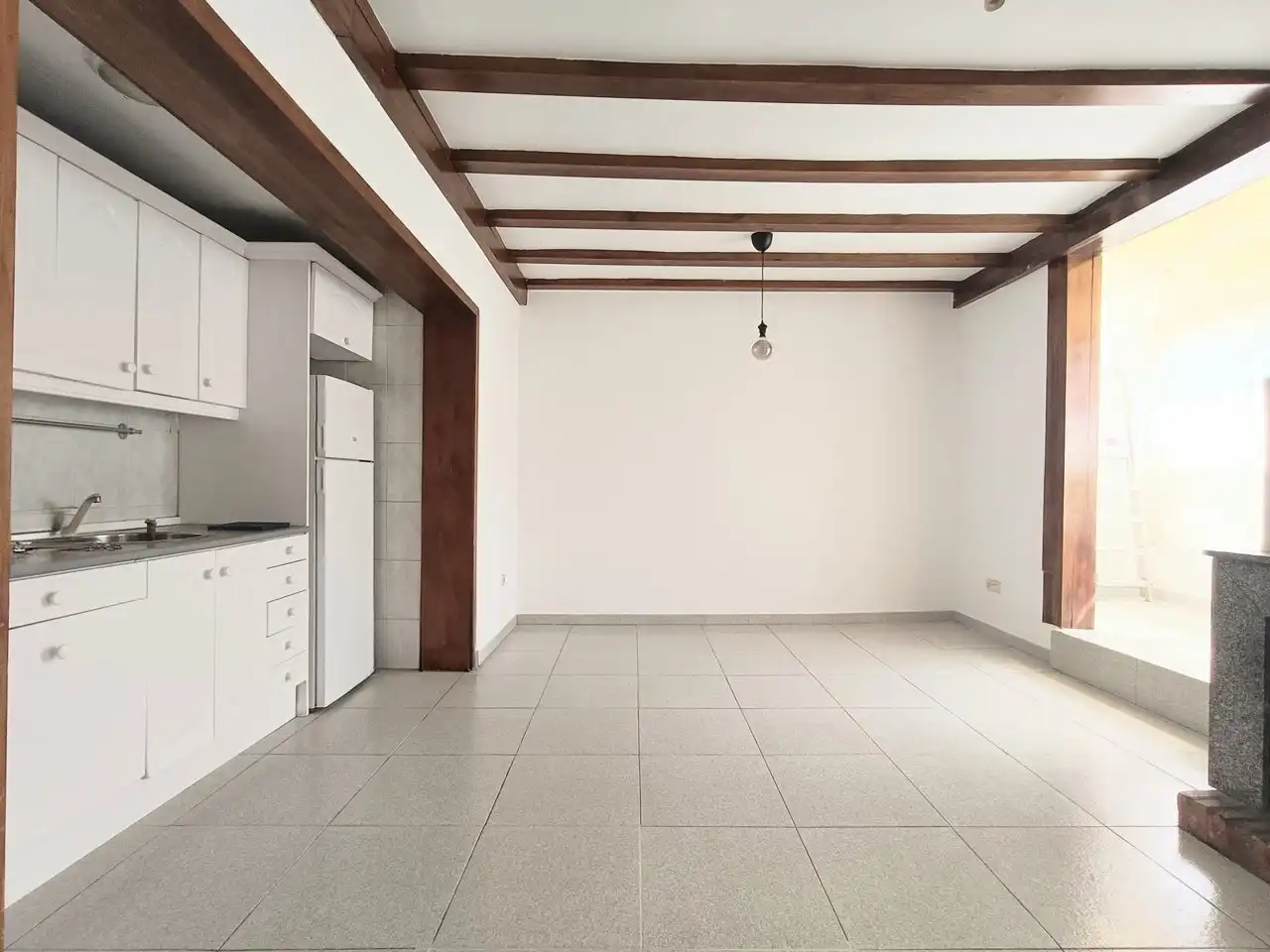 Cocina de Ático de alquiler en Madrid con Aire acondicionado y Terraza