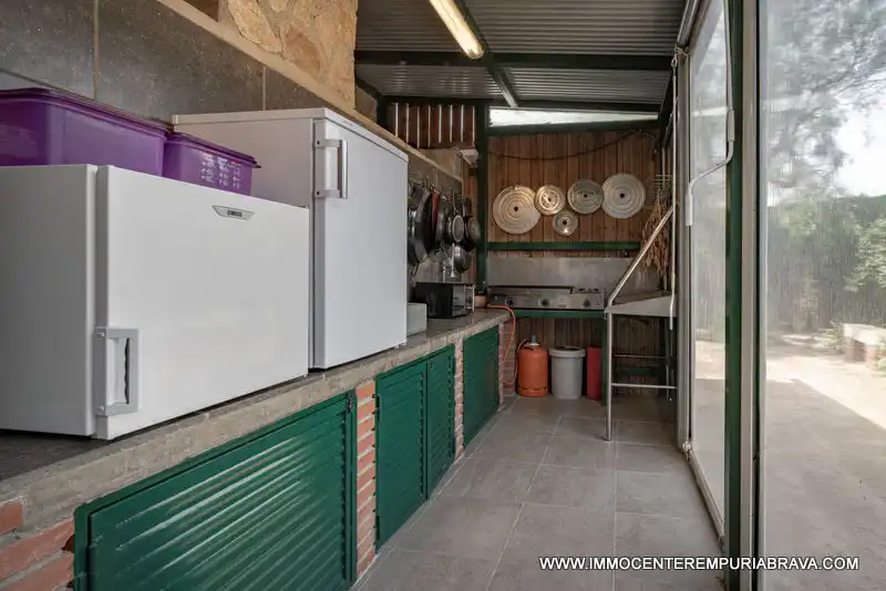 Cocina de Finca rústica en venta en Masarac i Vilarnadal con Aire acondicionado, Jardín privado y Terraza