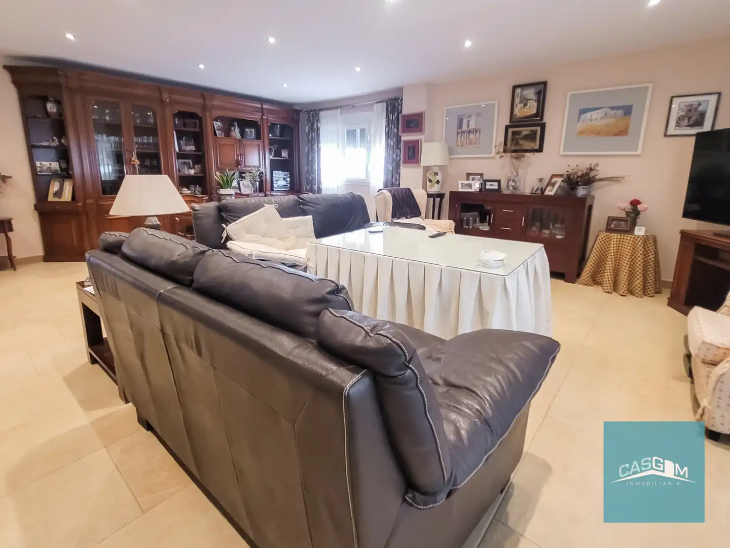 Living room of Houses for sale in Aljaraque  with Air Conditioner, Heating and Private garden