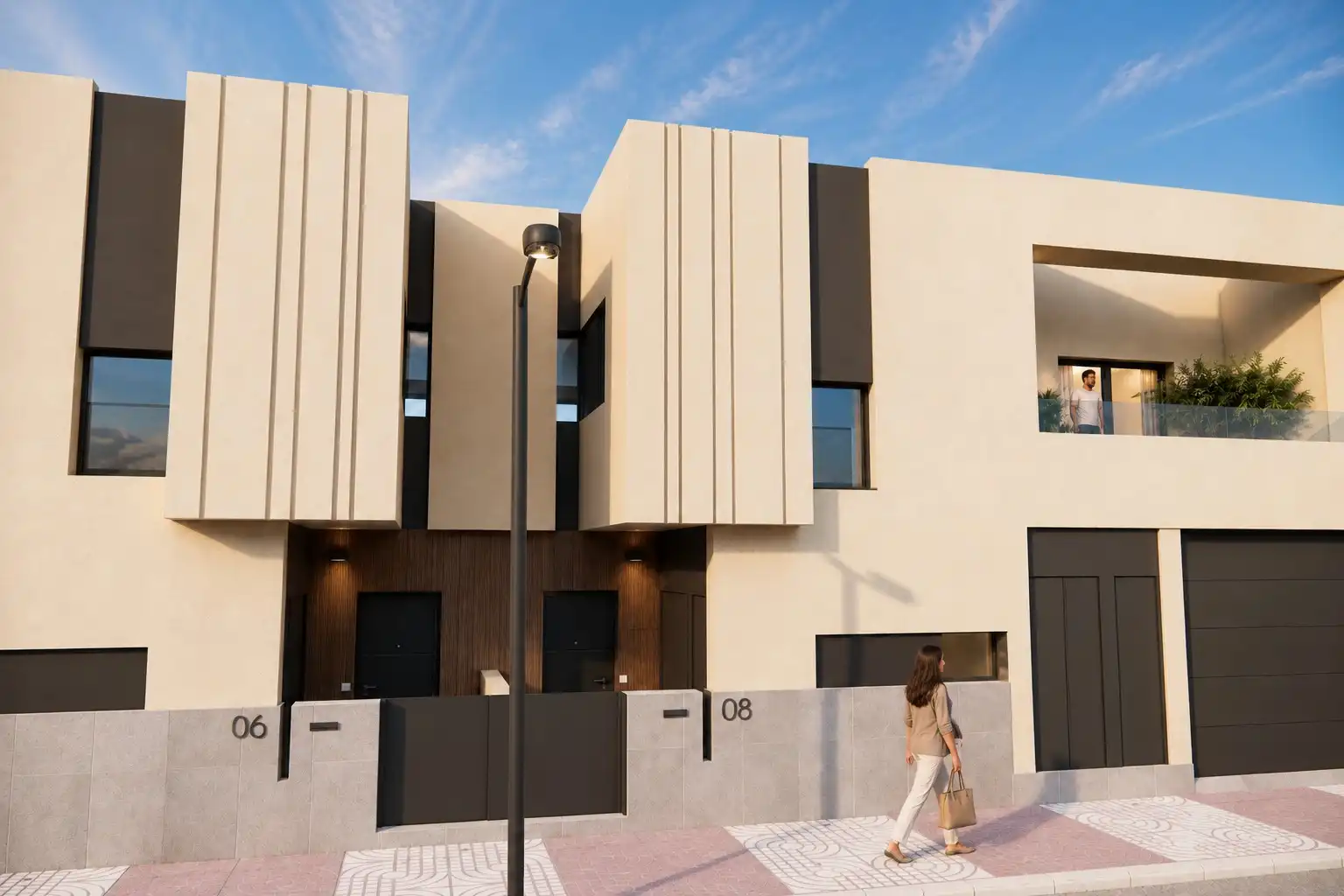 Maison neuf avec jardin à vendre à Calle Granada 33