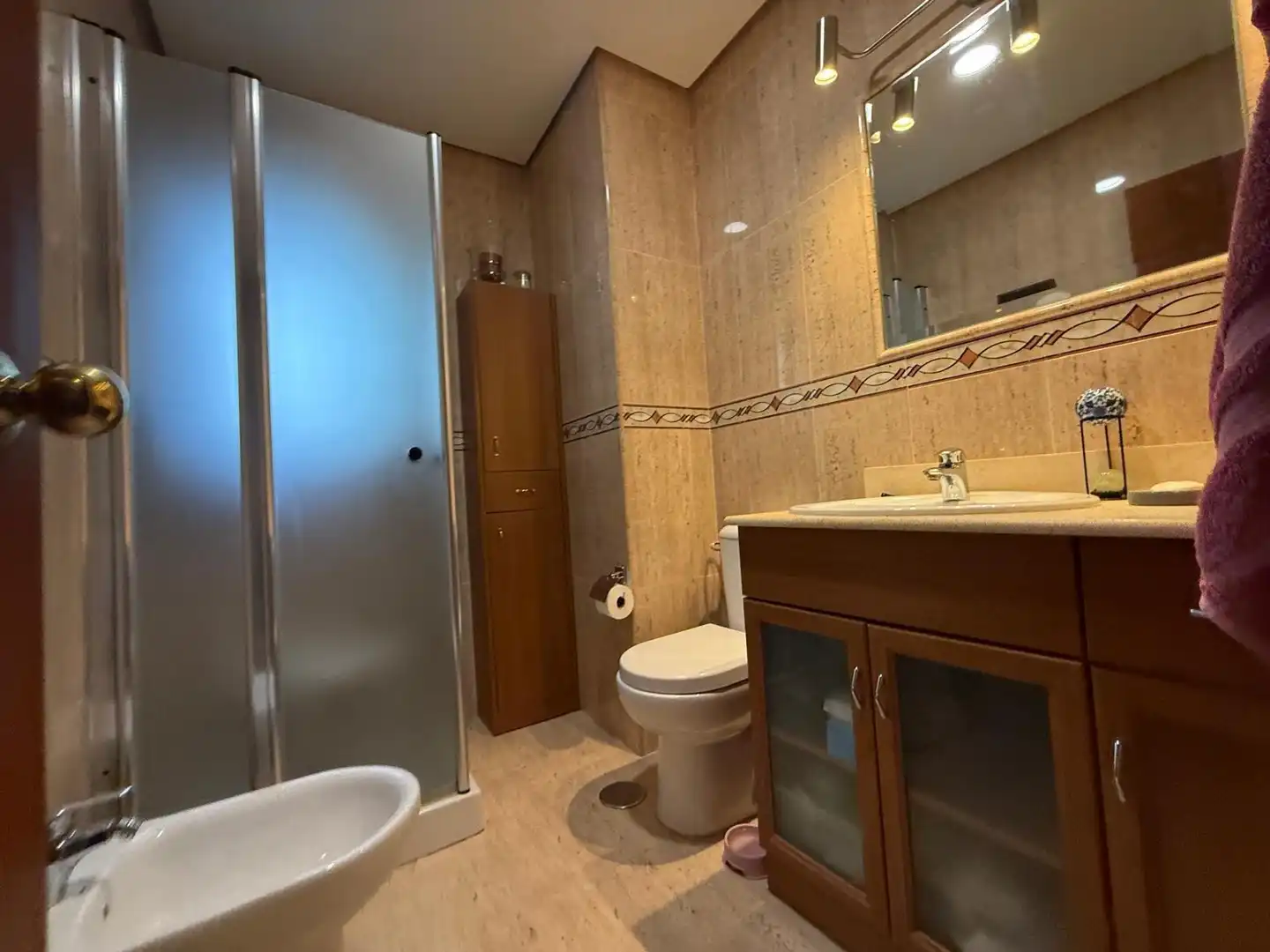 Badezimmer von Wohnung zum Verkauf in Jerez de la Frontera mit Klimaanlage und Terrasse
