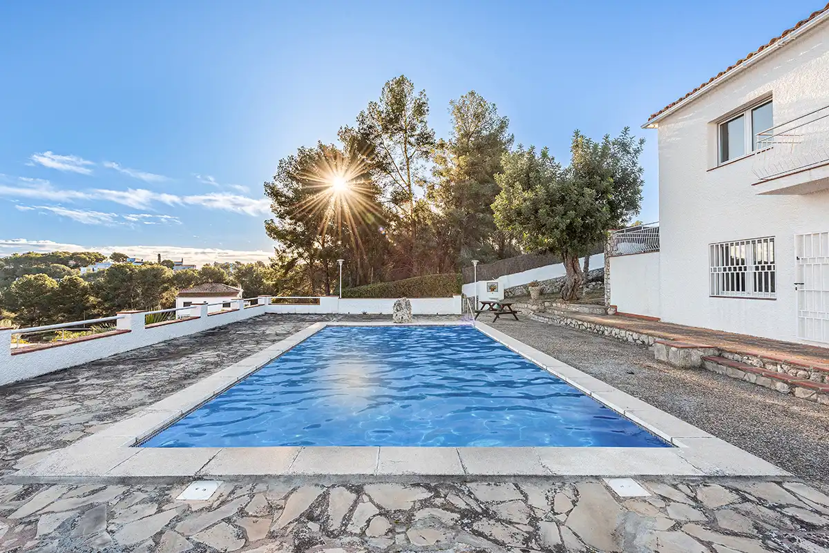 Swimming pool of Houses for sale in Sant Pere de Ribes  with Heating, Terrace and Swimming Pool