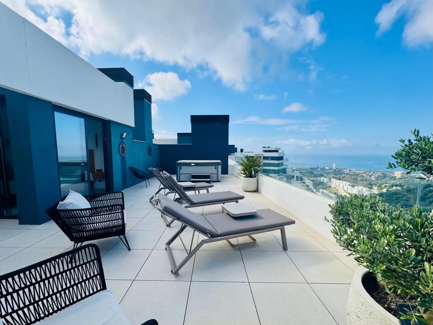 Terraza de Ático en venta en Marbella con Aire acondicionado, Terraza y Balcón