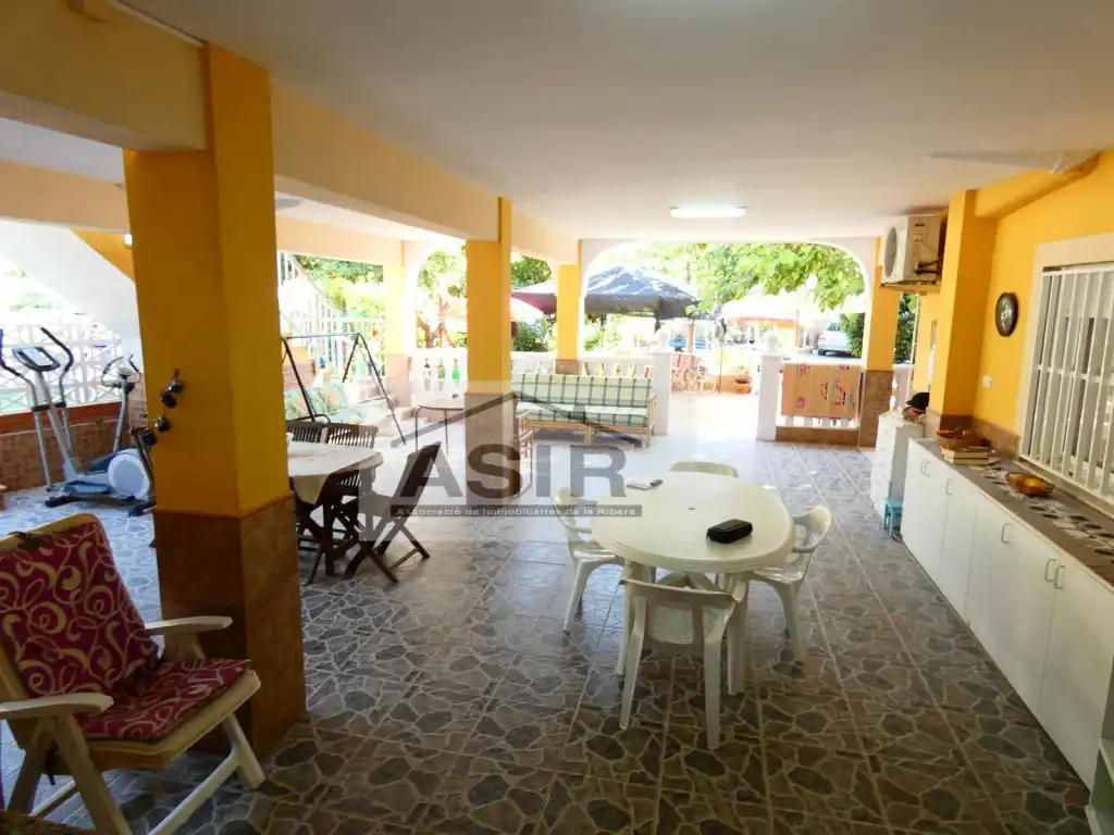 Terraza de Casa o chalet en venta en Alzira con Aire acondicionado, Jardín privado y Terraza