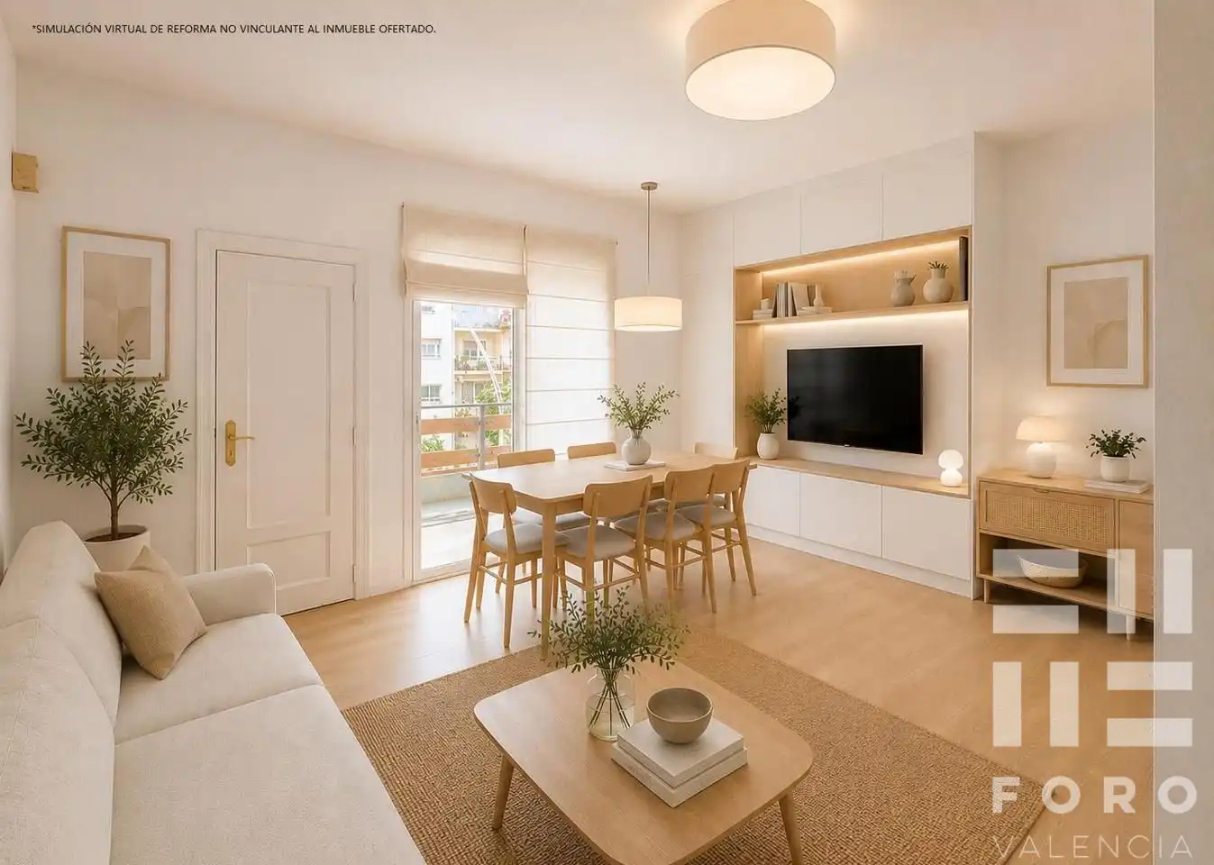 Sala de estar de Piso en venta en Valencia con Aire acondicionado y Terraza