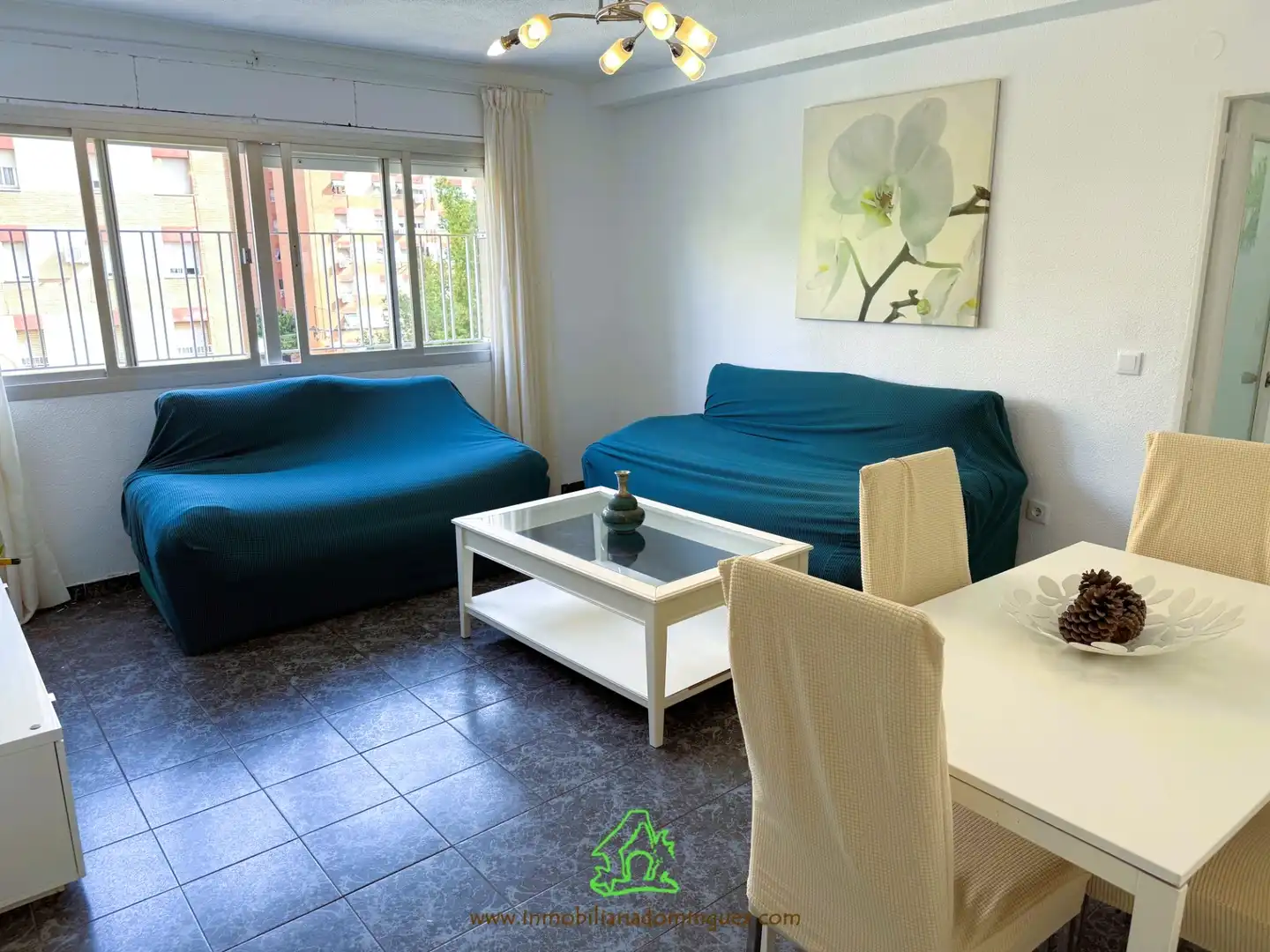 Living room of Flat for rent in Murcia  with Furnished, Oven and Washing machine