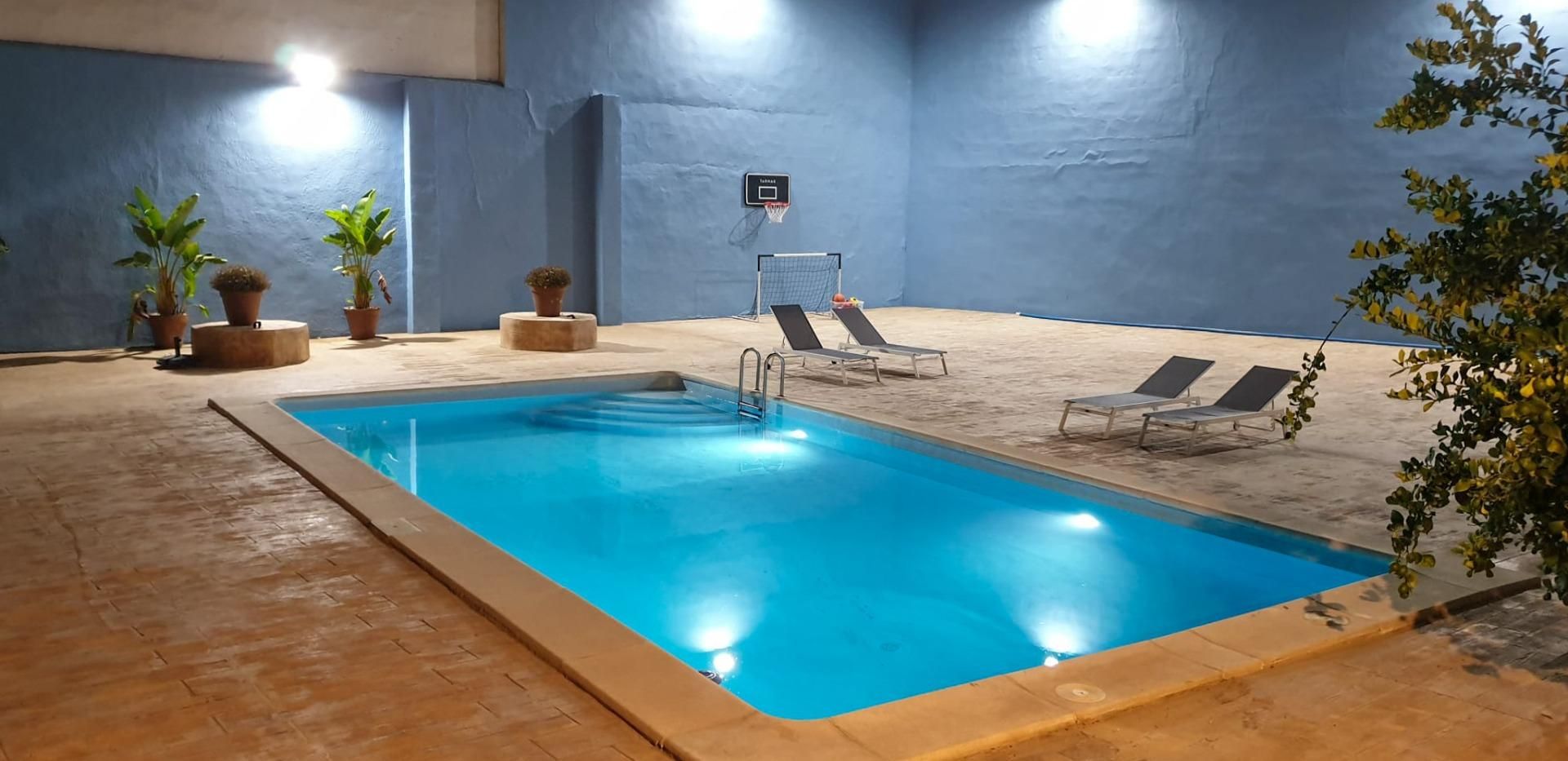 Schwimmbecken von Country house zum verkauf in Godelleta mit Heizung, Privatgarten und Terrasse