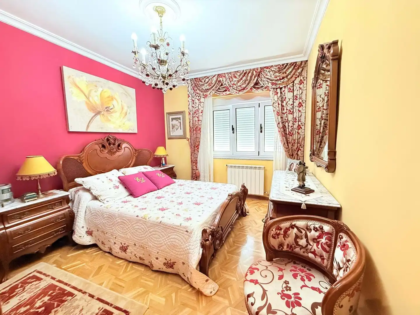 Bedroom of Flat for sale in Gijón   with Heating