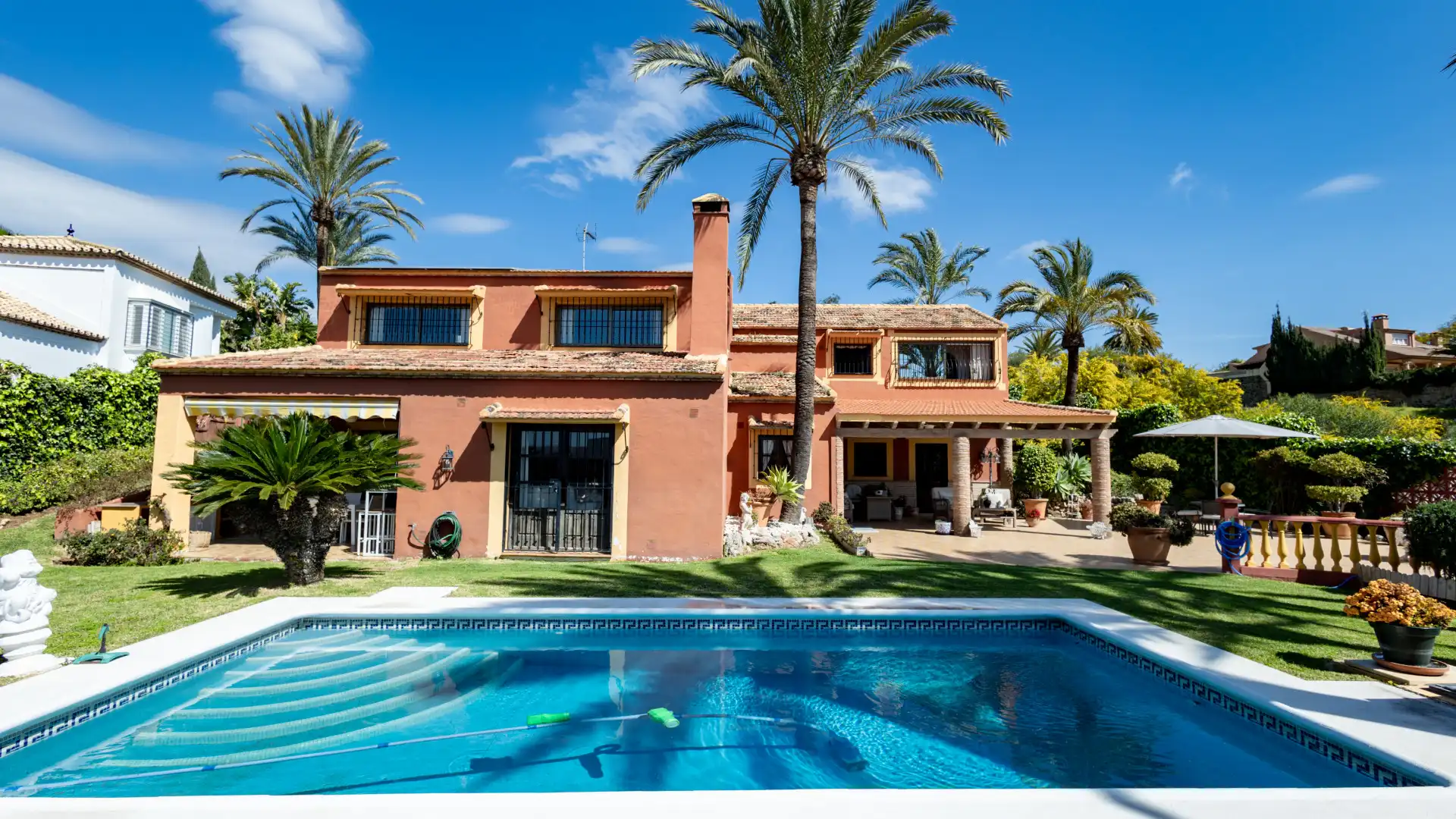 Garden of Houses for sale in Marbella  with Air Conditioner, Private garden and Terrace