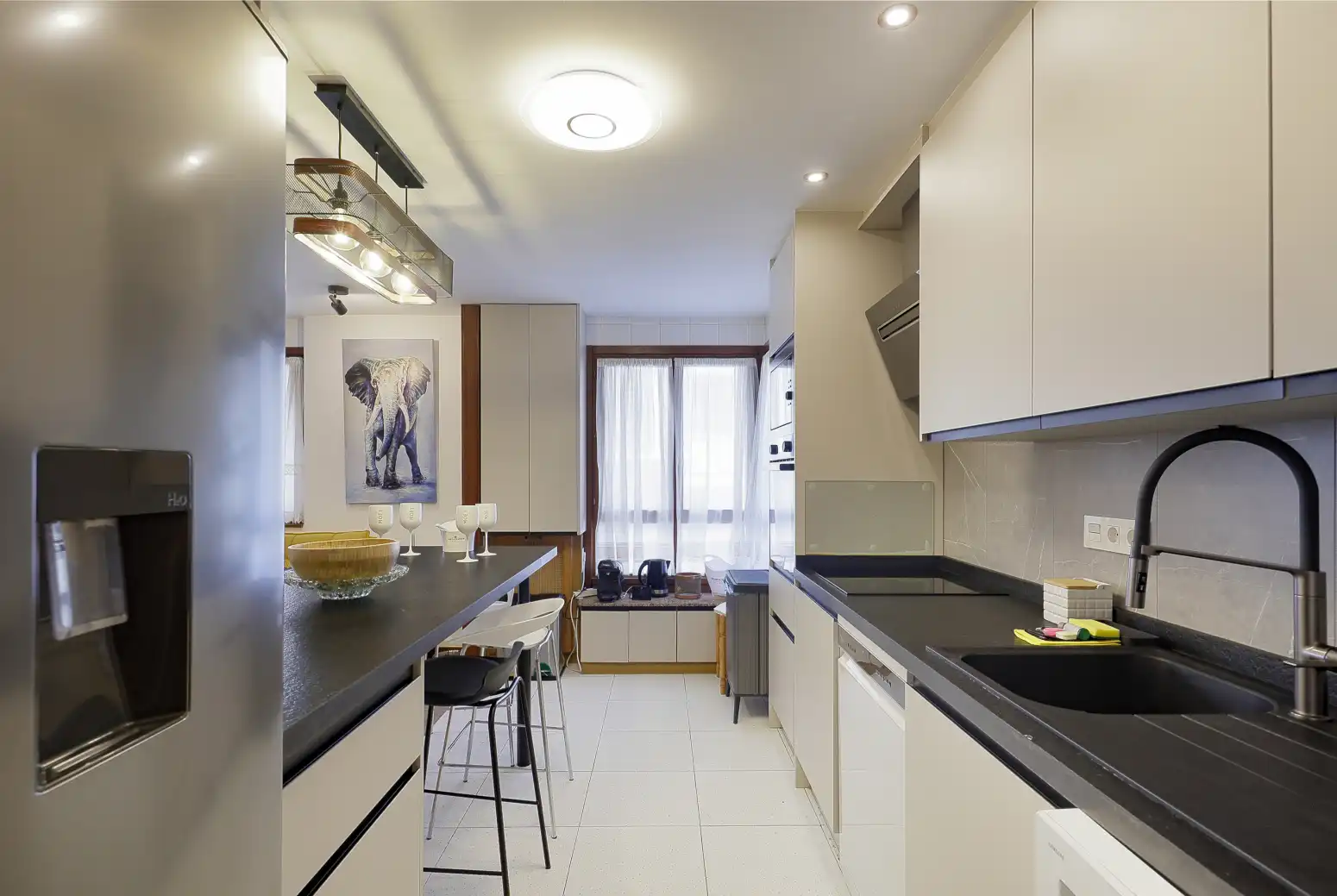 Cocina de Piso en venta en Gijón  con Calefacción, Trastero y Amueblado