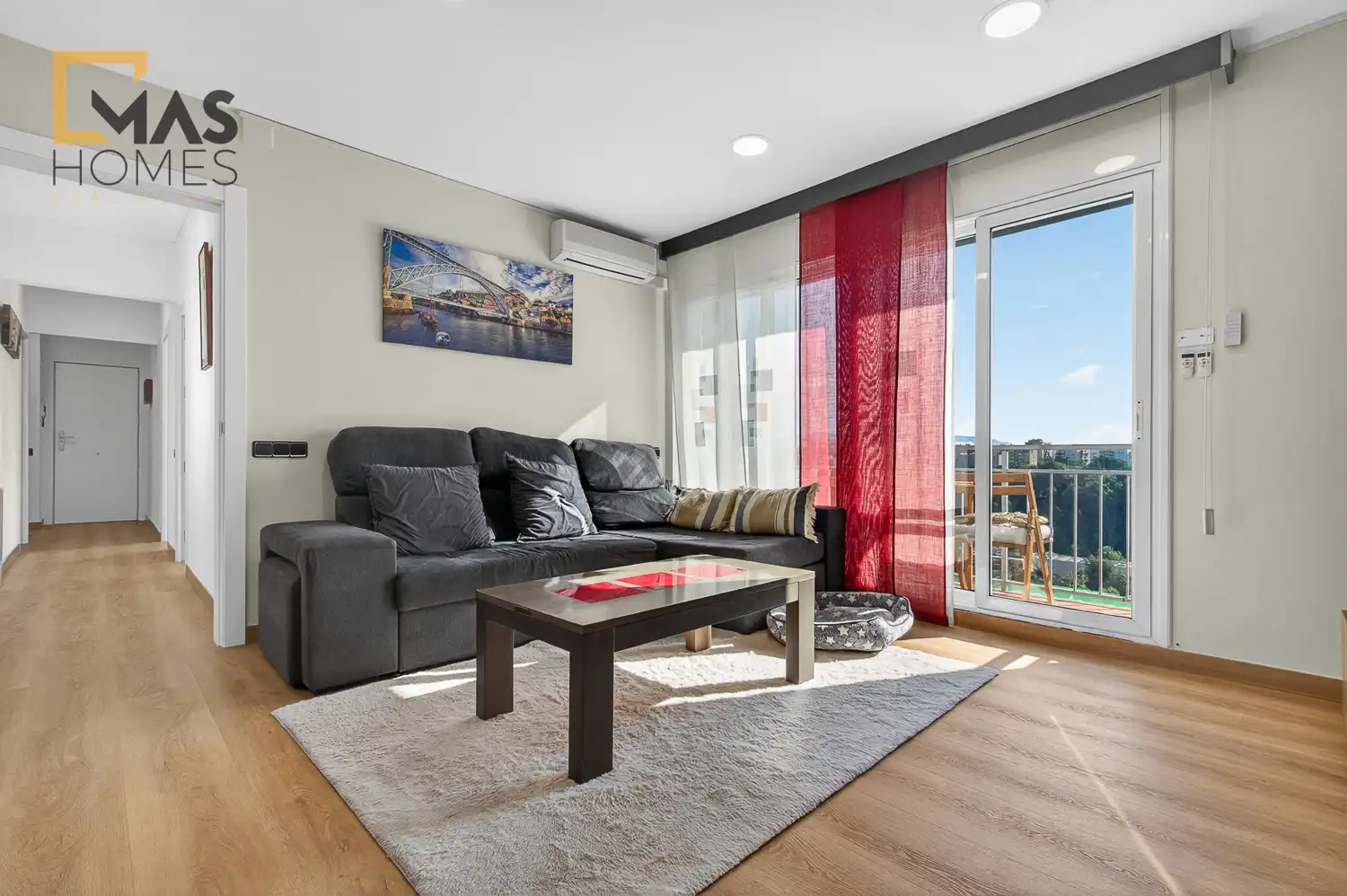 Wohnzimmer von Wohnung zum Verkauf in Sabadell mit Klimaanlage, Heizung und Terrasse