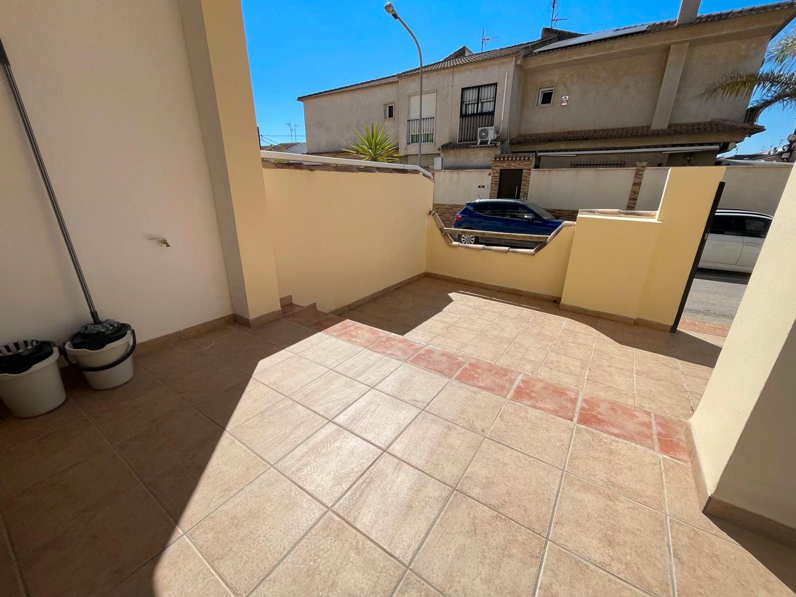 Terraza de Casa o chalet en venta en San Pedro del Pinatar con Jardín privado, Parquet y Piscina comunitaria