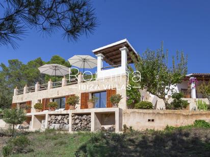 Exterior view of House or chalet for sale in Sant Josep de sa Talaia  with Air Conditioner, Heating and Private garden