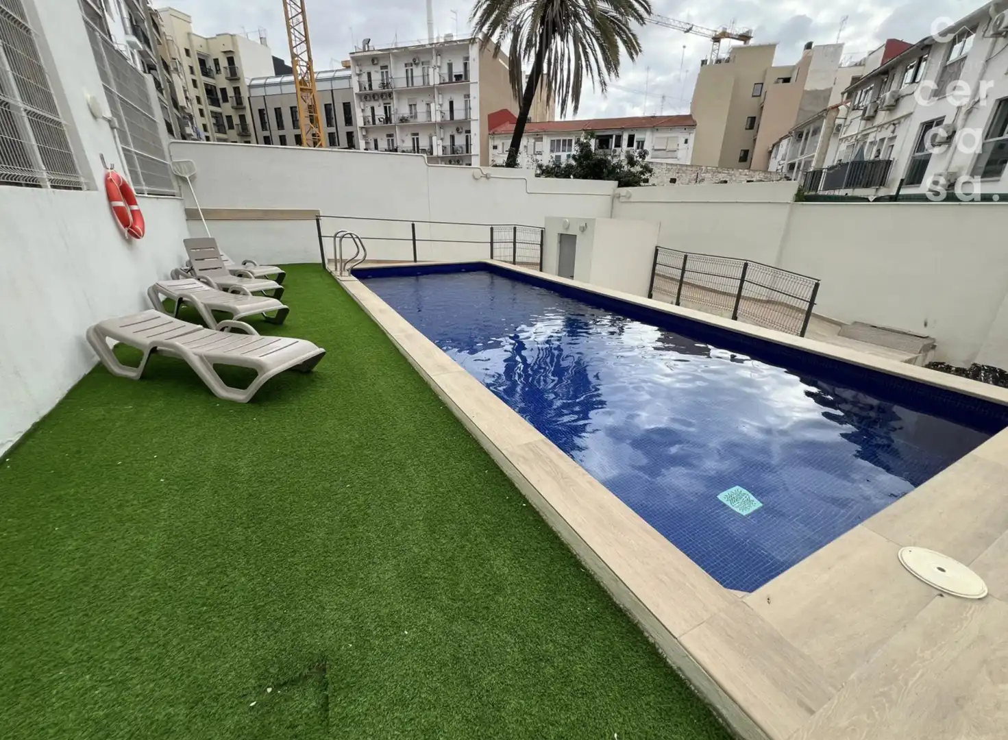 Swimming pool of Flat for rent in Valencia  with Air Conditioner, Heating and Storage room