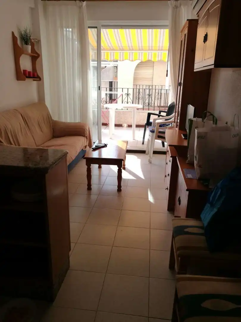 Sala de estar de Apartamento en venta en Oropesa del Mar / Orpesa con Aire acondicionado, Terraza y Amueblado