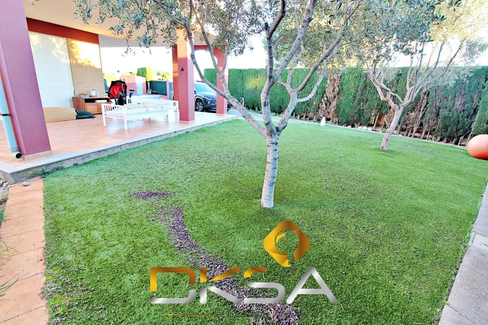 Vista exterior de Casa o chalet en venta en Castellón de la Plana / Castelló de la Plana con Aire acondicionado, Jardín privado y Terraza