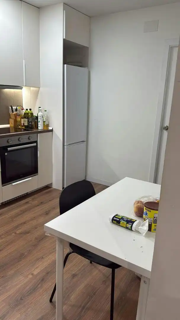Küche von Wohnung zur untervermieten in Badalona mit Möbliert und Waschmaschine