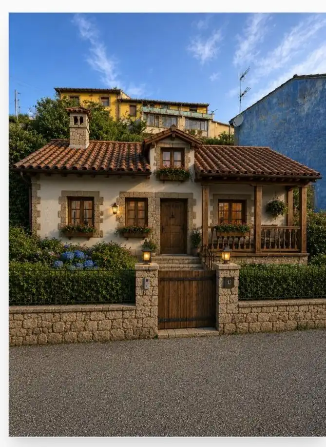 Vista exterior de Residencial en venta en Langreo