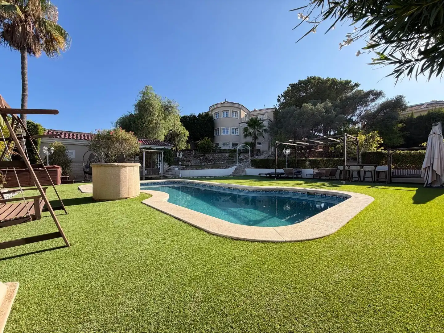 Piscina de Casa o xalet en venda en Rojales amb Aire condicionat, Calefacció i Jardí privat