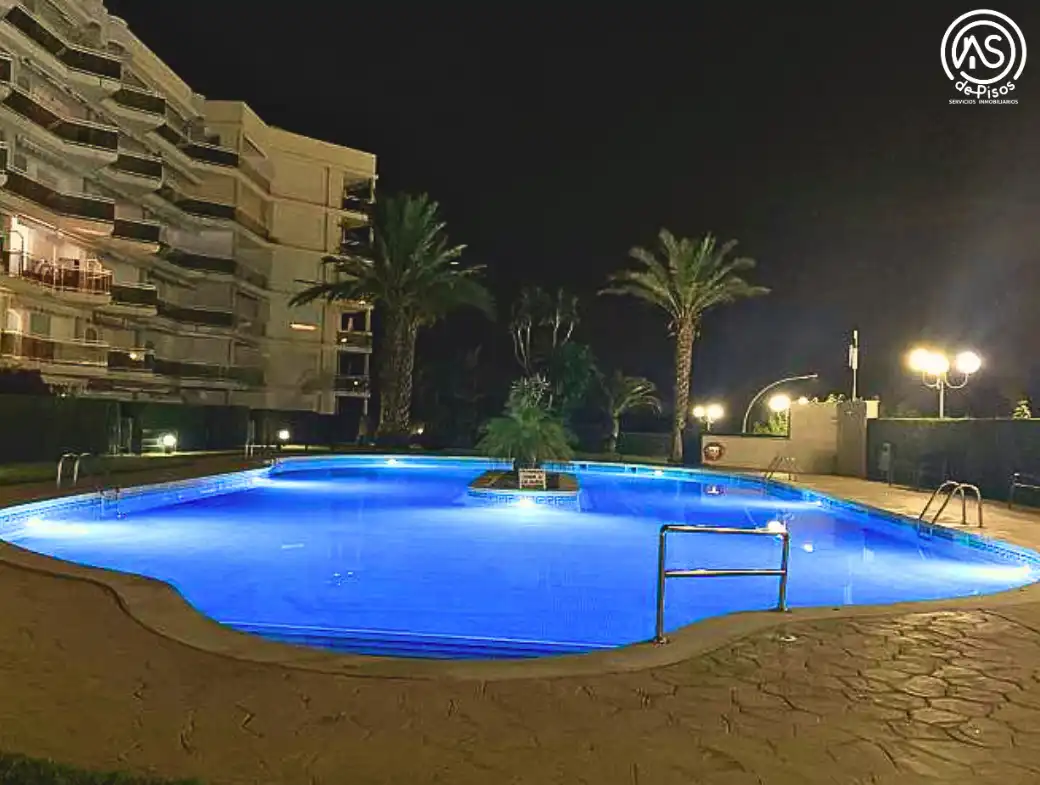 Schwimmbecken von Wohnung zur Miete in Mont-roig del Camp mit Klimaanlage, Heizung und Privatgarten