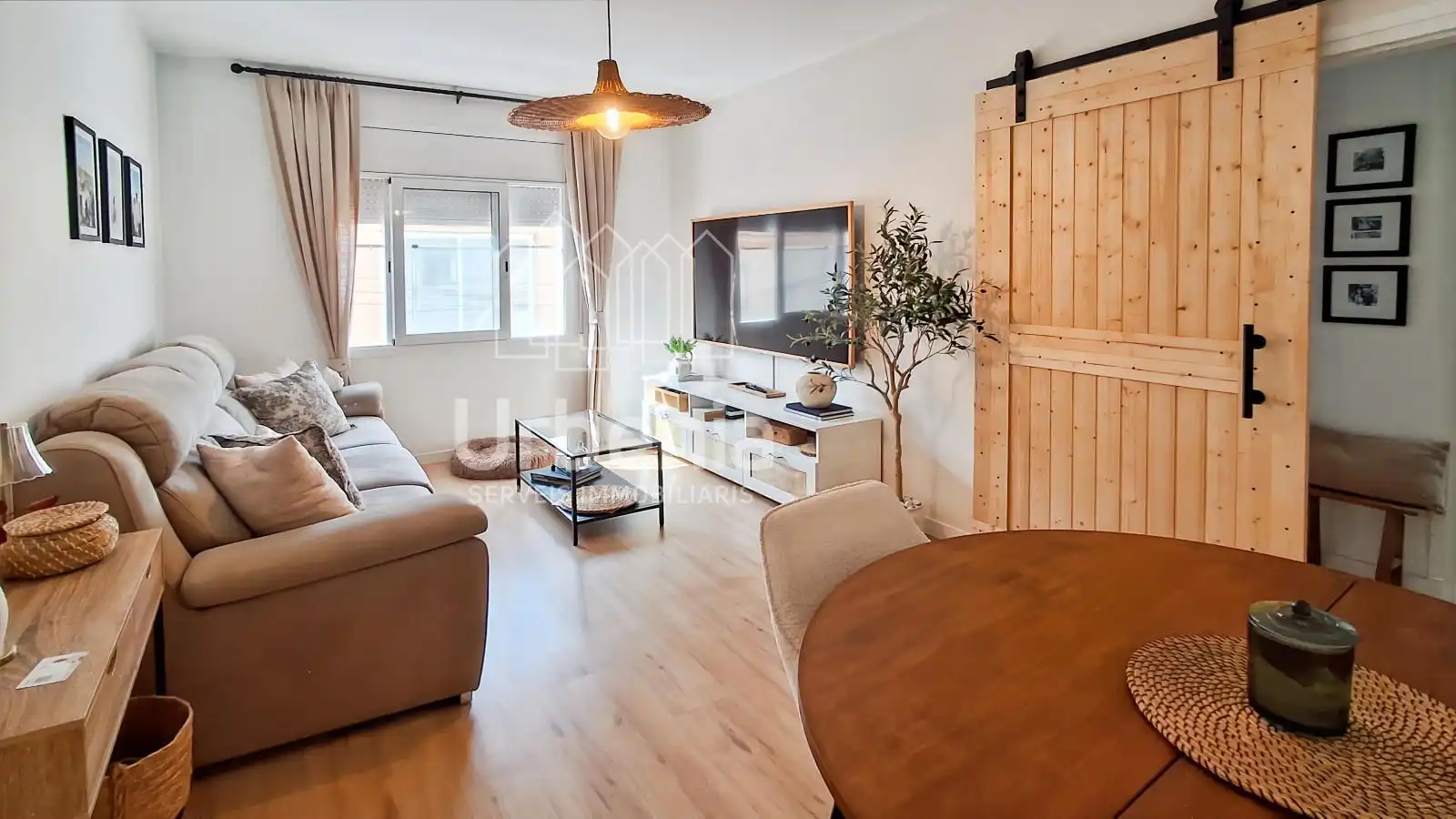 Sala de estar de Piso en venta en Mataró con Aire acondicionado, Calefacción y Terraza
