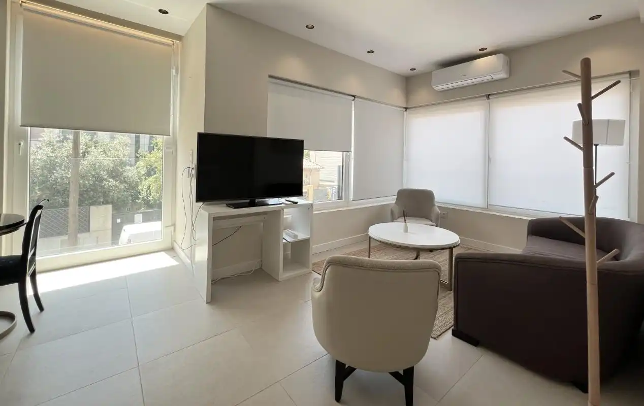 Sala de estar de Piso de alquiler en Madrid con Aire acondicionado, Calefacción y Terraza
