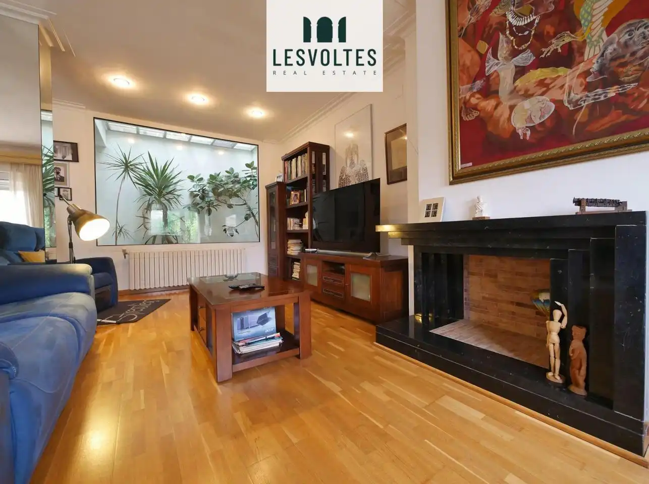 Sala de estar de Casa o chalet en venta en Palafrugell con Calefacción, Jardín privado y Parquet