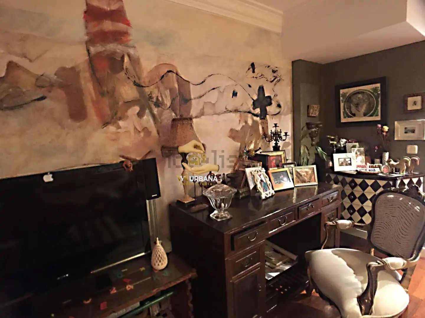 Wohnzimmer von Wohnung zum Verkauf in Salamanca mit Heizung, Privatgarten und Terrasse